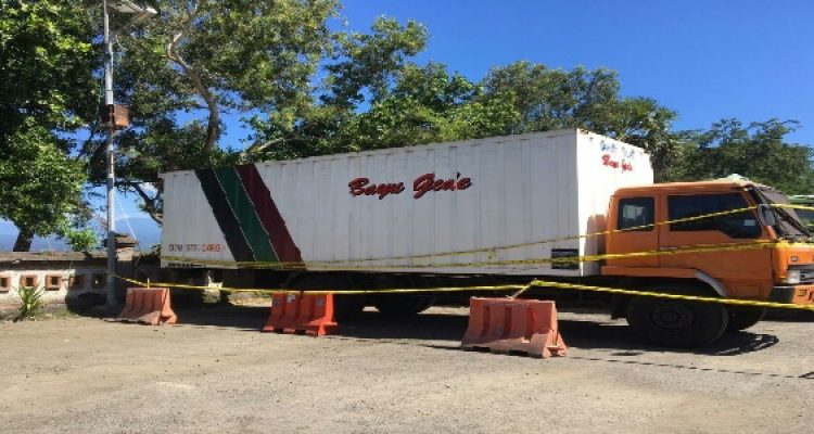 Ket poto, Truk Odol diamankan tim gabungan