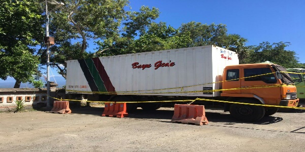 Ket poto, Truk Odol diamankan tim gabungan