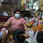 Pedagang bumbu Pasar Impres Negara Ni Wayan Mulyada