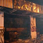 Ket poto, Toko milik warga Kelurahan Pendem hangus terbakar