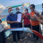 Ket poto, Penandatanganan SK Pencanangan Desa Candikusuma sebagai kampung kerapu oleh Bupati Jembrana 
