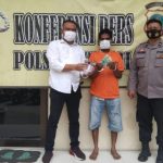 Ket Poto, tersangka upal berhasil diamankan Polrestabes Medan
