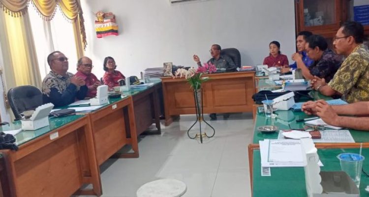 Ket poto: Raker Komisi I DPRD Jembrana dengan Dinas Pendidikan jembrana terkait pembahasan dana DAK