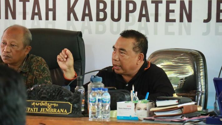 Ket poto: Bupati Jembrana I Nengah Tamba