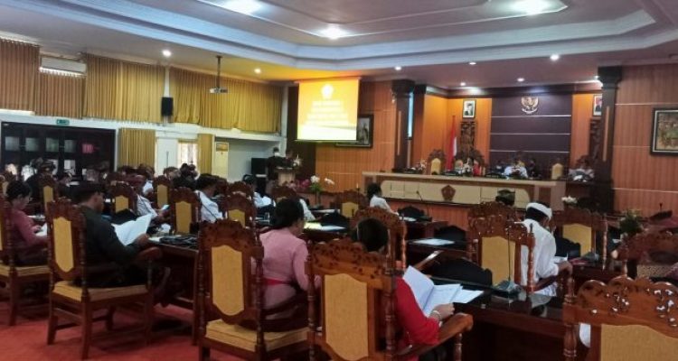 Ket poto: Rapat Paripurna Masa Persidangan I Tahun 2022/2023