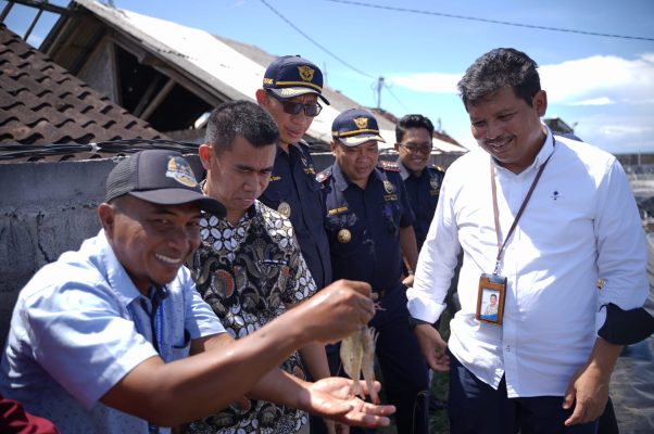 Ket poto: Budidaya Udang Vaname di Kabupaten Jembrana yang dilakukan pendampingan LPEI agar bisa di ekspor dan hadir di pasar dunia.
