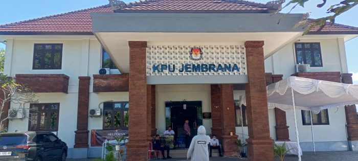 Ket poto: Kantor KPU Jembrana
