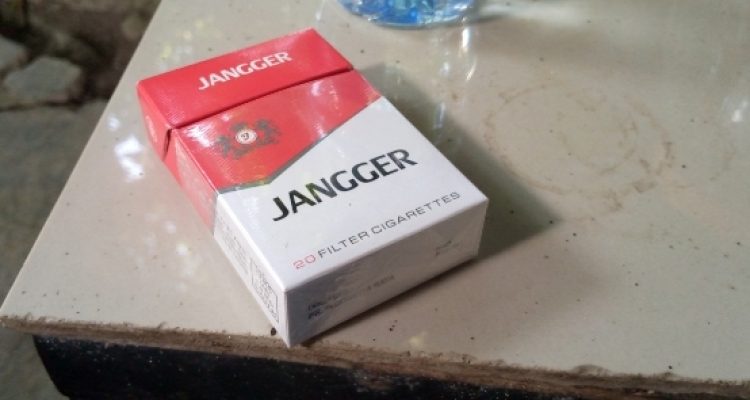 Ket poto: Salah satu rokok ilegal