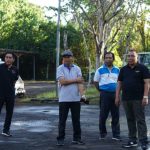 Ket poto: Bupati Jembrana tinjau area parkir Kantor Bupati