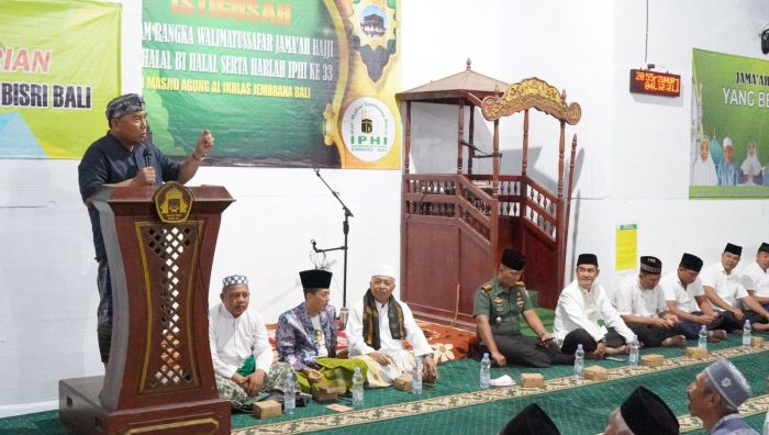 Ket poto: Bupati Jembrana I Nengah Tamba hadiri kegiatan Wali Matussafar Istighotsah Halal Bihalal dan Harlah (Hari Lahir) IPHI ke-33