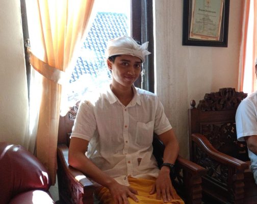 Siswa SMA Negeri 2 Negara I Putu Agus Restu Astika Putra