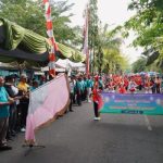 Ket poto: Bupati Jembrana lepas Street Parade Drumband Meriahkan Tahun Baru Islam
