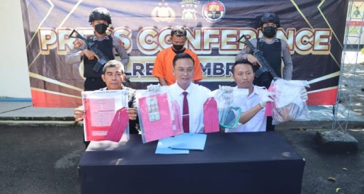 Ket poto: Polres Jembrana rilis kasus pencurian sapi Ket poto: Polres Jembrana rilis kasus pencurian sapi