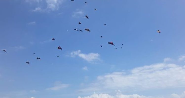 Ket poto: Lomba Layang-layang di Sirkuit All in One Desa Pengambengan