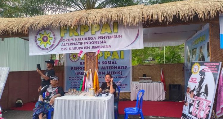 Ket poto : Stand FKPPAI Jembrana di Pameran IKM dan UKM Jembrana