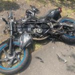 Ket poto: Sepeda motor yang ditumpangi Gusti Ayu Ket poto: Sepeda motor yang ditumpangi Gusti Ayu