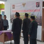 Ket poto: Pelantik 2 perangkat Desa Talok Kecamatan Pangkah