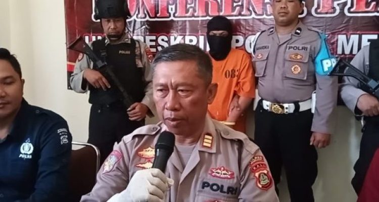 Ket poto: Kapolsek Melaya ungkap kasus curamor