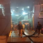 Ket poto: KMP Gerbang Samudra 2 melakukan bongar muatan di Dermaga I Pelabuhan Gilimanuk Ket poto: KMP Gerbang Samudra 2