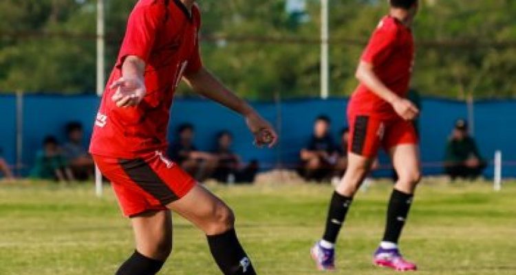 Ket poto: Pemain Bola Desa Bumiharja