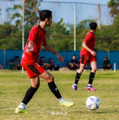 Ket poto: Pemain Bola Desa Bumiharja