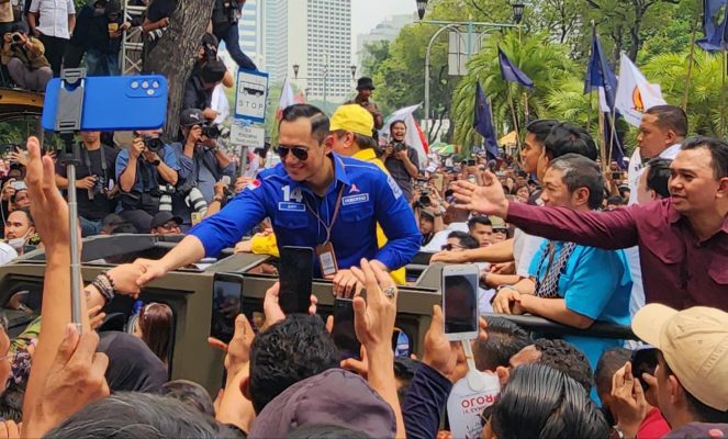 Ket poto: Ketua Umum Partai Demokrat Agus Harimurti Yudhoyono
