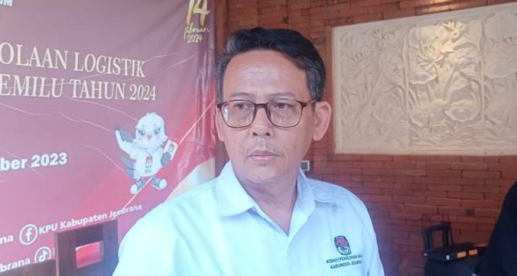 Ket poto: Ketua KPU Jembrana I Ketut Adi Sanjaya