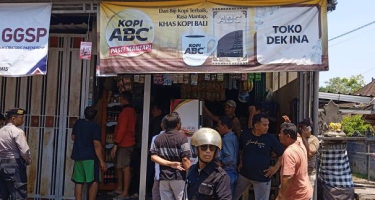 Ket poto: salah satu kios di Pasar Jembrana yang nyaris terbakar