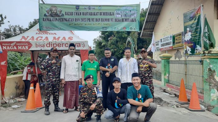 Ket poto: Peringatan Hari Santri tingkat PRNU Desa Bumiharja Kecamatan Tarub