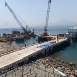Ket poto: Pembangunan Dermaga Ponton masih dalam pengerjaan
