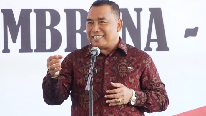 Ket poto: Bupati Jembrana I Nengah Tamba