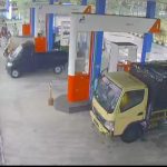 Ket poto: gambar CCTV SPBU Pulukan