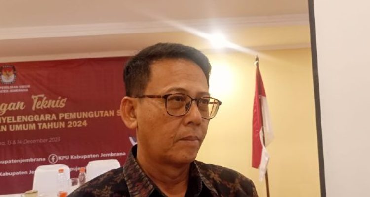 Ket poto: Ketua KPU Jembrana I Ketu Adi Sanjaya