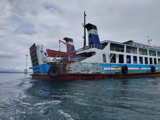 Ket poto: Kapal Motor Penumpang (KMP) Agung Samudra XVIII
