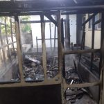 Ket poto: Kondisi kantin SDN 3 Baluk setelah mengalami kebakaran Ket poto: Kondisi kantin SDN 3 Baluk setelah mengalami kebakaran