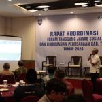 Ket poto: Rapat Koordinasi Optimalisasi Peran TJSLP Kabupaten Tegal