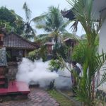 Ket poto: kegiatan fogging di salah satu rumah di Kabupaten Jembrana Ket poto: kegiatan fogging di salah satu rumah di Kabupaten Jembrana