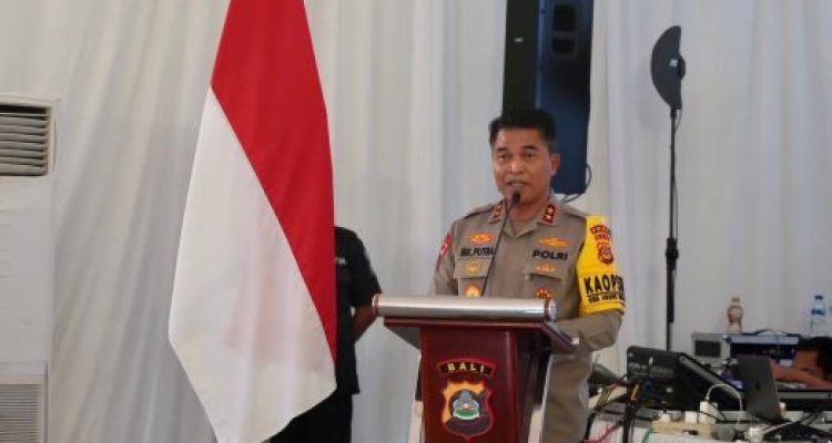 Ket poto: Kapolda Bali Irjen Pol Ida Bagus Kade Putra Narendra S.I.K., M.Si.,