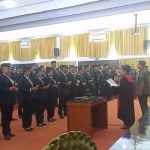 Ket poto: Pelantikan dan pengambilan sumpah janji anggota DPRD Kabupaten Jembrana