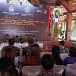 Ket poto: Rapat pleno penetapan DPT di Pendopo Kesari