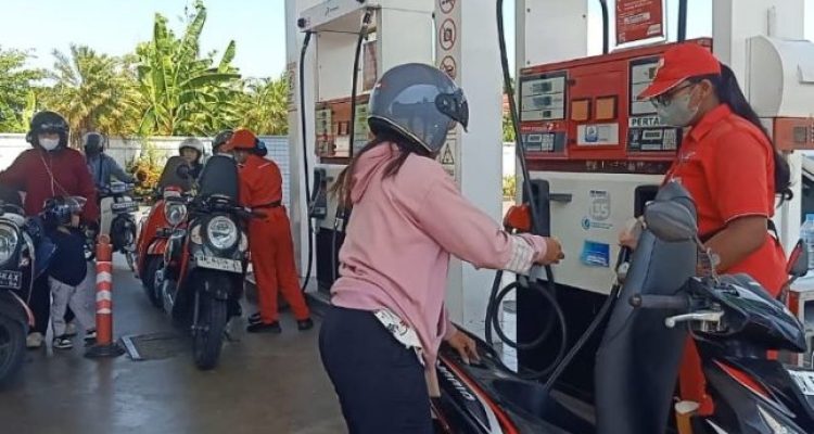 Ket poto: Salah satu SPBU di Kabupaten Jembrana