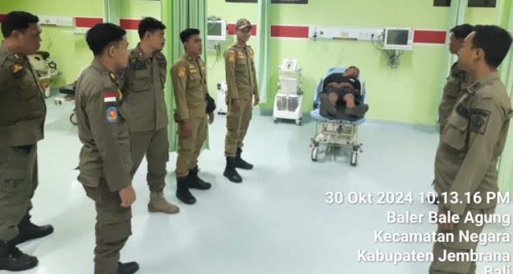 Ket poto: BP mendapatkan perawatan di RSU Negara