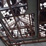 Ket poto: Kondisi rumah warga setelah tersambar petir