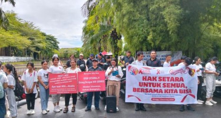 Ket poto: Dinkes Jembrana mengadakan sosilaisasi HIV/AIDS