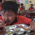 Ket poto: Salah satu siswi SDN 3 Banjar Tengah