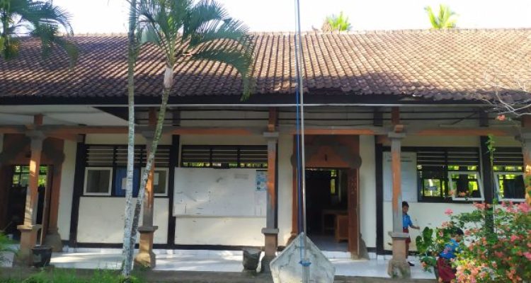 Ket poto: Kondisi SDN Blimbingsari, Kecamatan Melaya, Jembrana