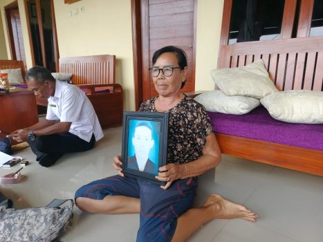 Ket poto: Salah satu keluarga PMI yang meninggal di luar negeri