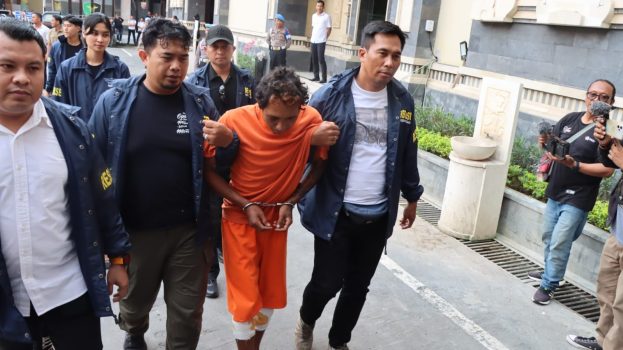 Ket Poto: Pelaku Pembunuhan di Jalan Pura Demak, Denpasar
