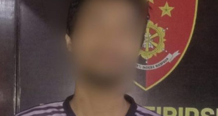 Ket poto: Pelaku yang diduga gangguan kejiwaan