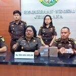 Ket poto: Jumpa pers kasus korupsi LPD Yehembang Kauh